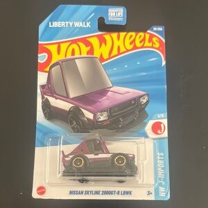 Purple and Black Die-Cast Car